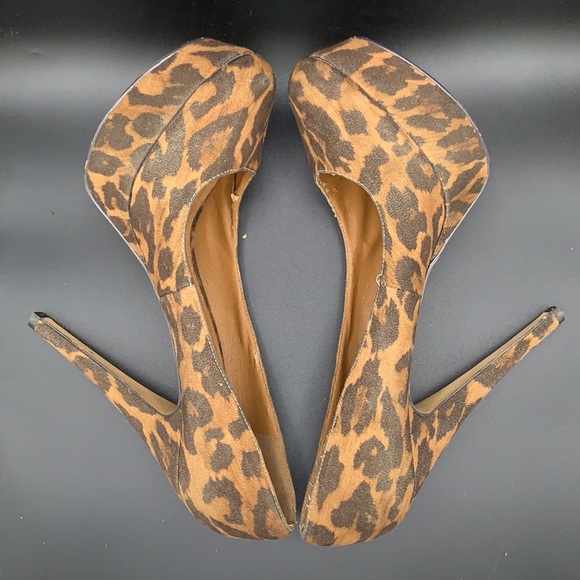 Aldo Heels Leopard Print - Picture 10 of 15